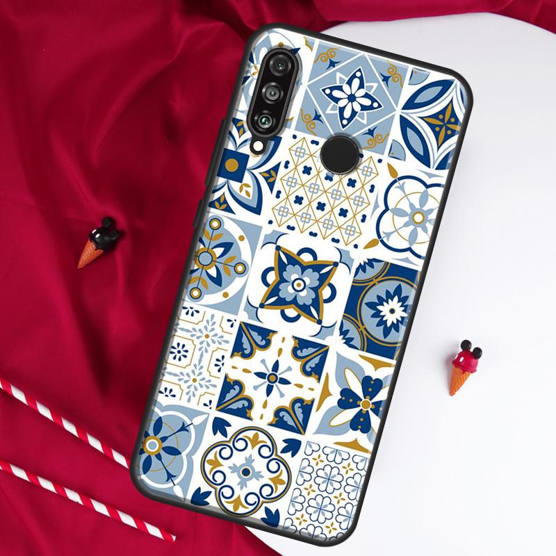 Moroccan Pattern For Huawei Nova 10 SE 9 5T 12s 12i 11i Y91 Y90 Y60 Y70 Y72 Y61 P20 P30 P40 Lite P60 Pro Case