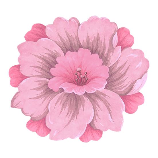 Lotus Flower Floor Mat Non-Slip Round Area Rug Washable Floral Carpet Chinese Style Rug for Bedroom Living Room Kitchen Bathroom Cloakroom