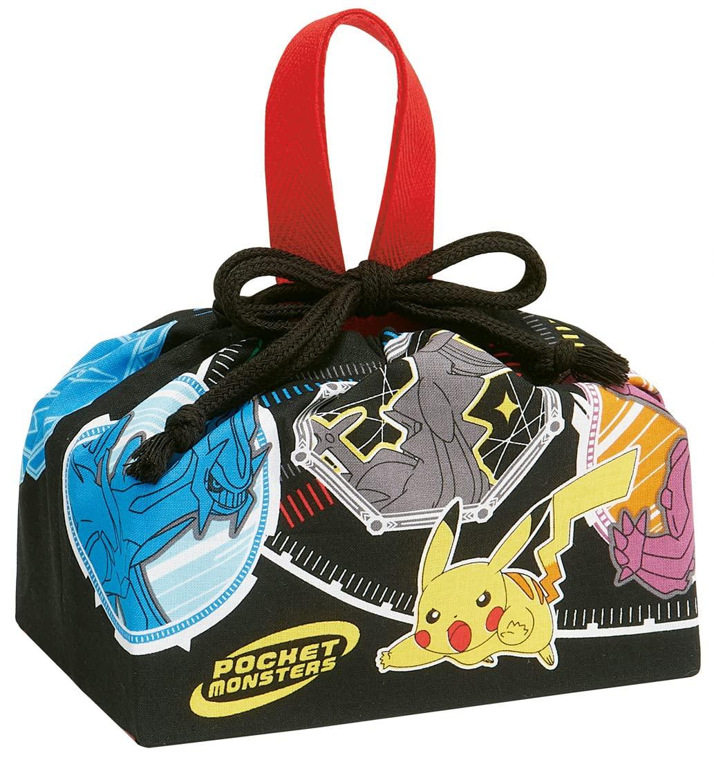 

Skater Lunch Drawstring Bag with Size Made in Children s Gusset, Pokémon Design, 22, Boys, Japan, KB7-A