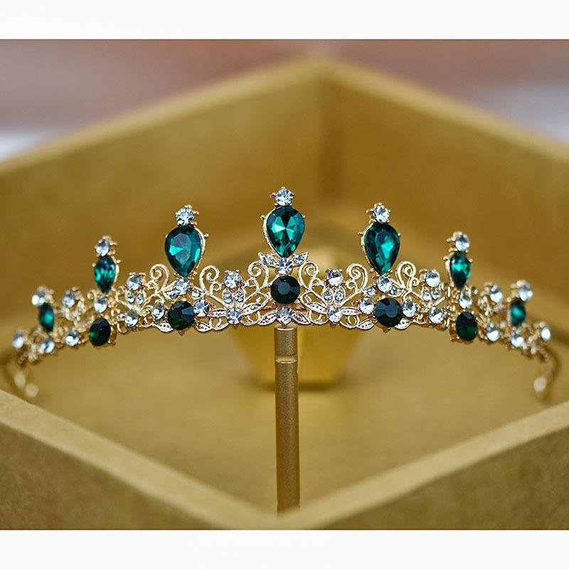 Kinderkrone Tiara Prinzessin Strass Laufstegkrone kleines Mädchen Party Auftritt Performance Geburtstagsgeschenk Haarschmuck für Frauen