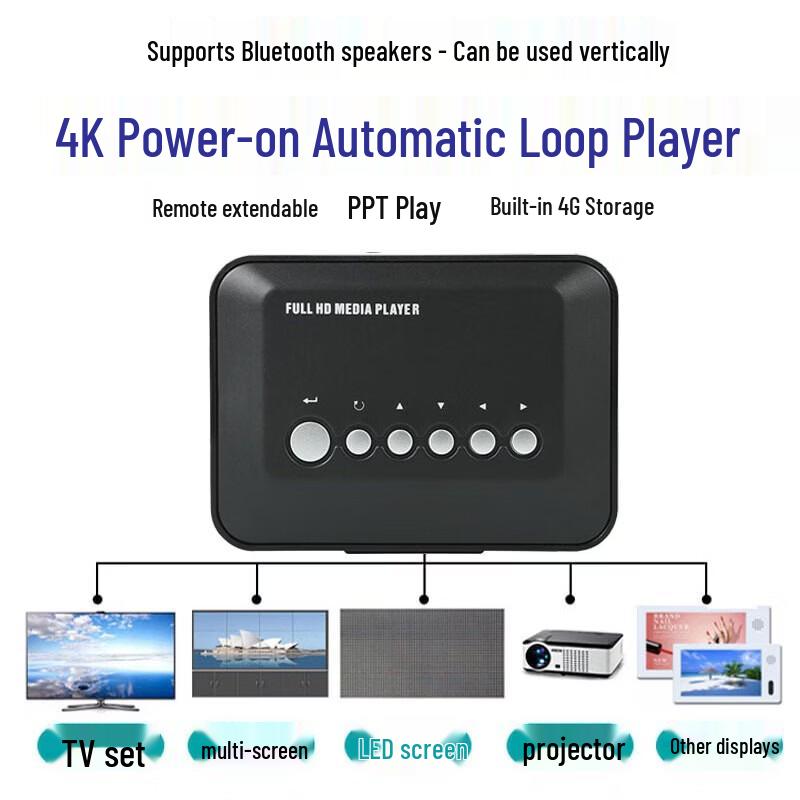 MANYTEL X18 4K HD Media Player (CN version)