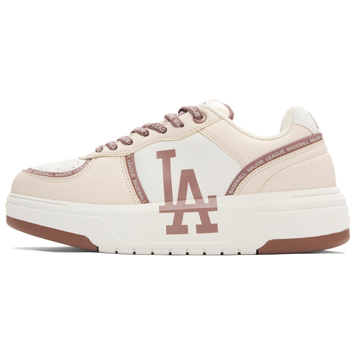 MLB Chunky Liner 2024 Retro Colorblock Trendige Vielseitige Low-Top Sneaker Unisex Sneaker Hellrosa 3ASXCLT4N-07PKM 38.5 white