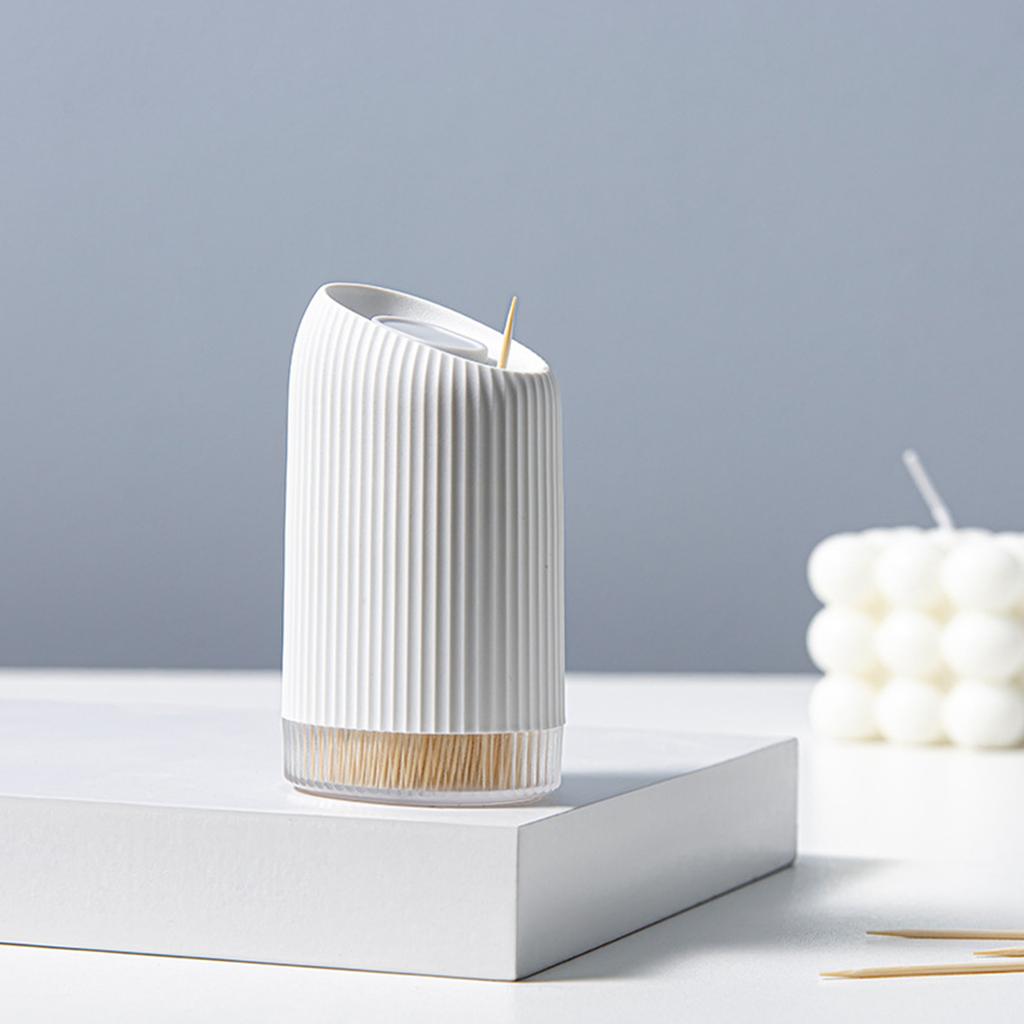 Elegant Toothpick Case Waterproof Toothpick Dispenser Dustproof Toothpick Box Plastic Material Toothpick Container