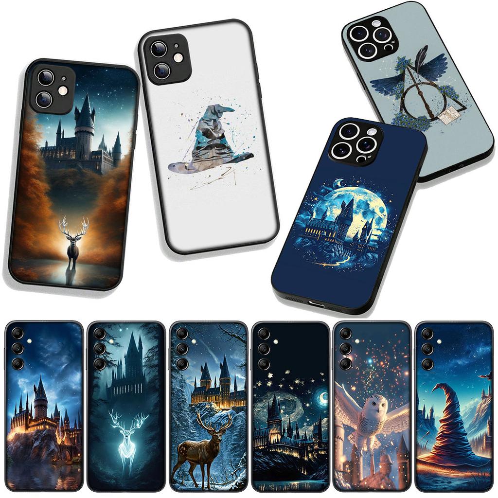 Phone Cover Harries Owl Wand Potters Wallpaper Casing for OPPO A54 A40 A60 A80 A18 A16 A17 A38 A78 A79 A57 A55 A96 A15 A12 Case