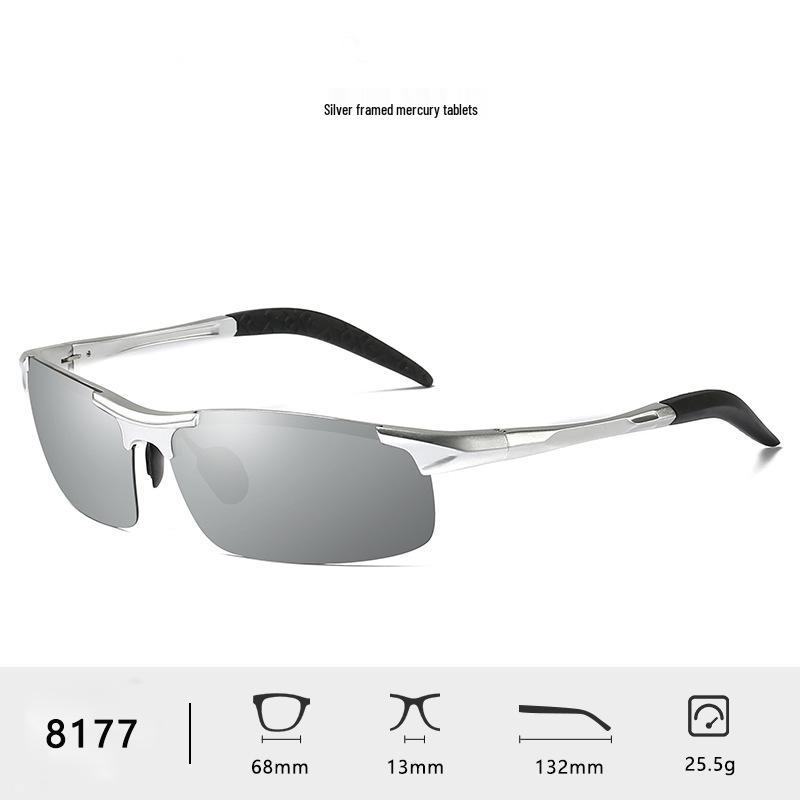 Men's Polarized Aluminum-Magnesium Sunglasses 8177 - Day & Night Vision