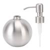 500ml Kugelförmiger Seifenspender Nachfüllbare Edelstahl-Lotionsflasche für Badezimmer-Toilettenartikel
