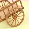 Dollhouse Miniature Simulation Assembled Cart  Model Diy Accessories Garden Furniture Toys