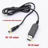 USB To DC5.5x2.1mm Power Regulator Charging Cable Cord 5V To 9/5/12V Voltage Step Up Converter Cable Booster Line