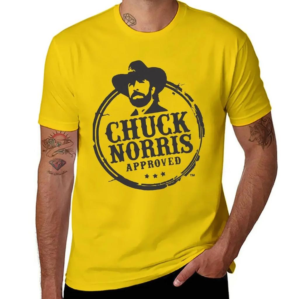 Chuck Norris T-Shirt korean fashion Short sleeve tee boys whites fruit of the loom mens t shirts