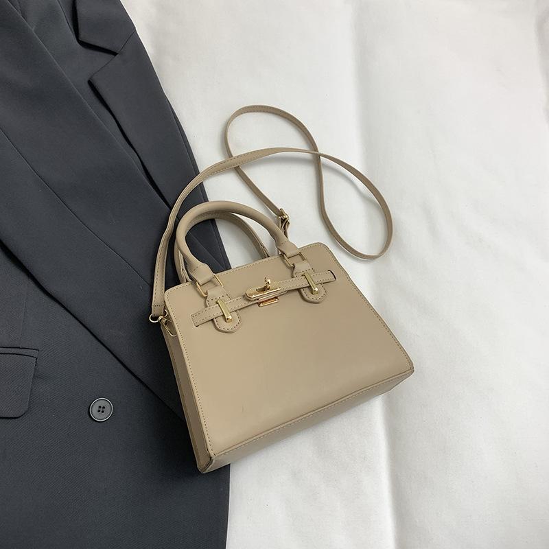 Handbag bag women's texture large capacity foreign style niche design women's bag small square bag simple shoulder messenger bag