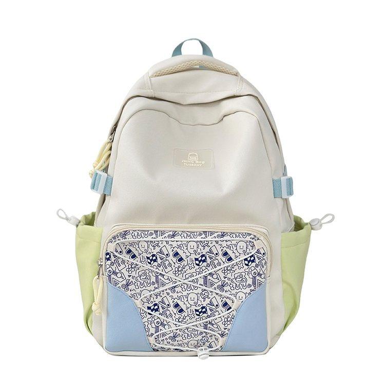 Schoolbag1011 new trendy brand fashion versatile junior high school college student schoolbag computer travel backpack