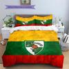 Žalgiris Kaunas  Pattern Bedding Quilt Set  Home Decoration  Gift (1 * duvet cover + 2 * pillowcase  without core)