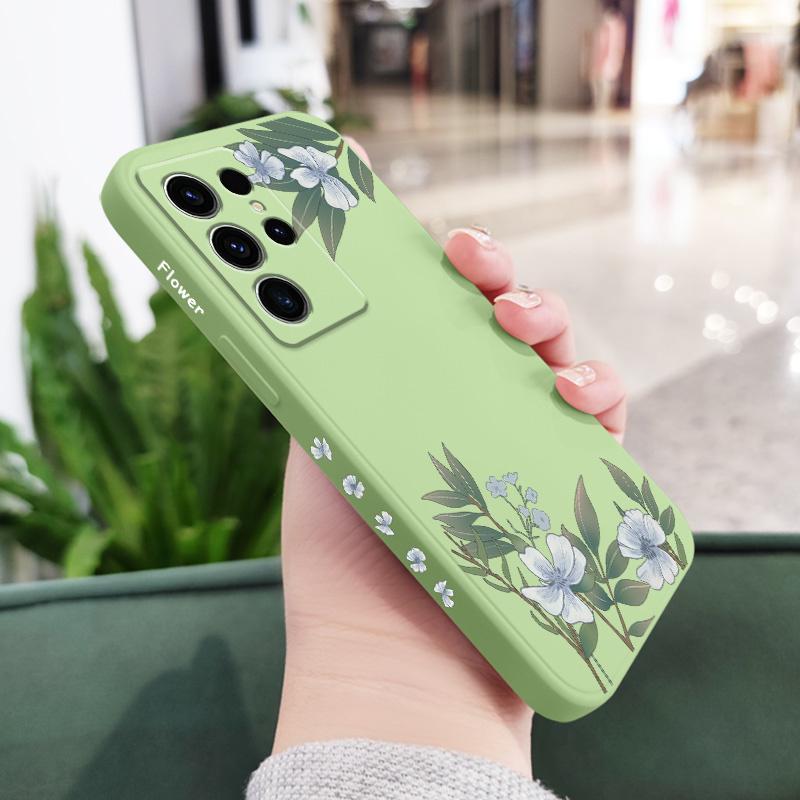 Encounter Flowers Phone Case For Samsung Galaxy S26 Plus Ultra Silicone Cover