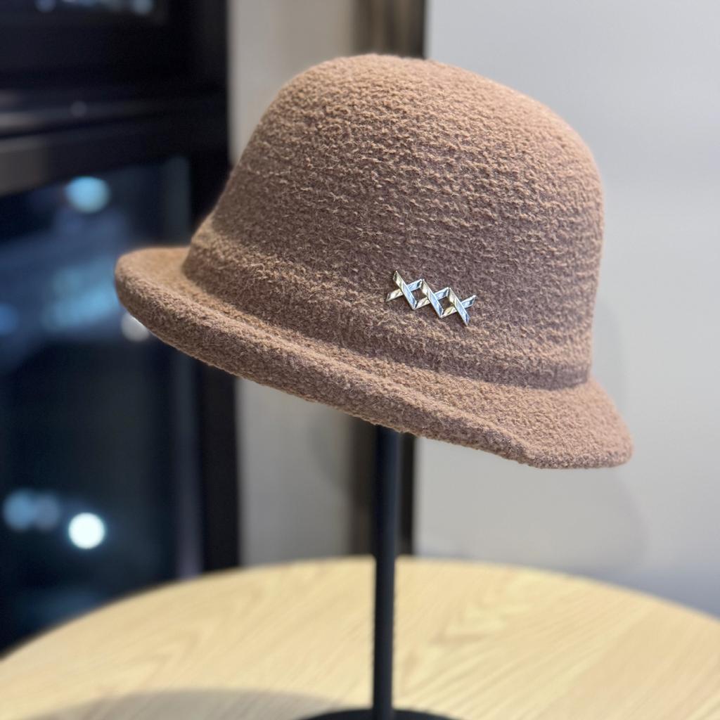 Fisherman Hat for Women with Curled Edge Versatile Large Head Circumference Bucket Hat Wide Brim Basin Hat To Cover Face, Protect Ears, Trendy