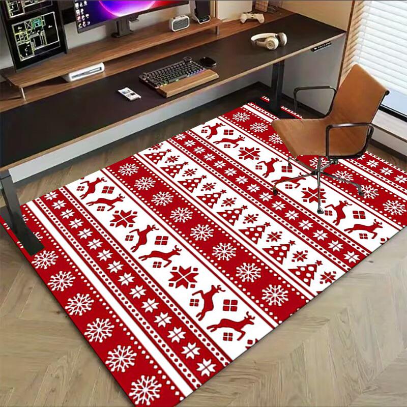 1PC Christmas, Pattern Extra Large Non Slip Floor carpet, Office, family, bedroom, Studio Large Area Rug Indoor Rugs, Vibrant Colors