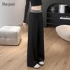 Women's Elastic Waist Wide-Leg Casual Pants