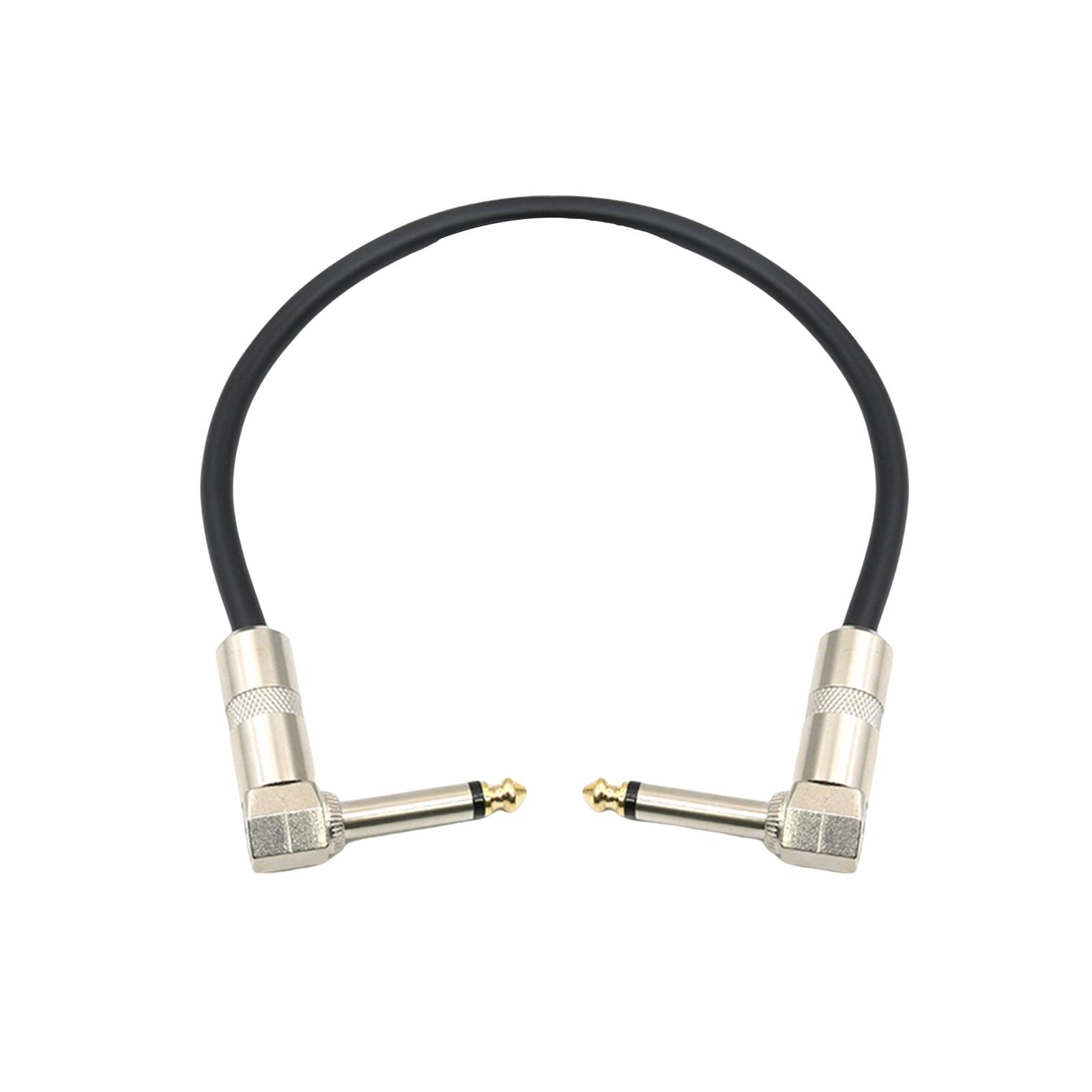

Low Noise Male to Male Guitar Effect Pedal Cables Guitar Patches Cable 6.35mm Right Straight Guitar Effects Pedal Cable