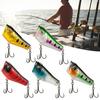 5.5CM/9G Topwater Fishing Lure with Double Hooks Realistic Floating Bionic Artificial Plastic Hard Bait Freshwater Saltwater Fishing Accessories