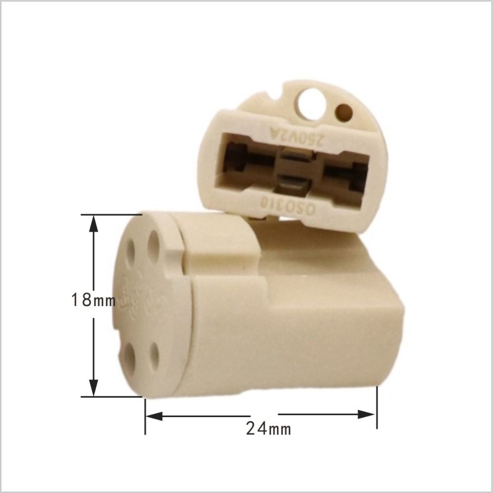 5pcs Light Accessories 110-220V Bulb Base Socket Adapter G9 Type Halogen G9 Lamp Base Lamp Holder