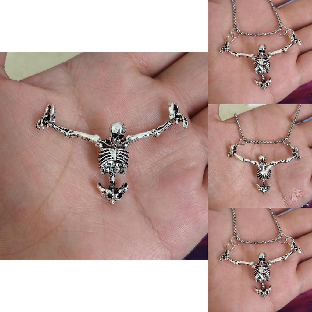 Unique Punk Style Skull Necklace For Men And Women In Stylish Vintage Design