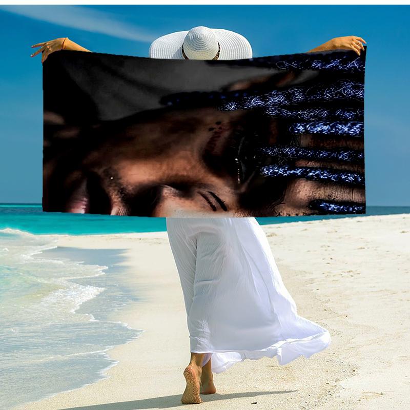 XXXtentacion Fashion Beach Towel: Ideal for Summer Adventures Soft, absorbent and quick drying suitable for swimming and bathing