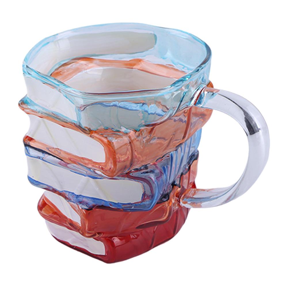 Books Drinking Container Wear Resist Unique Handmade Drink Cup Multi-Purpose Novelty Water Mug for Beer Wine Juice Tea Coffee
