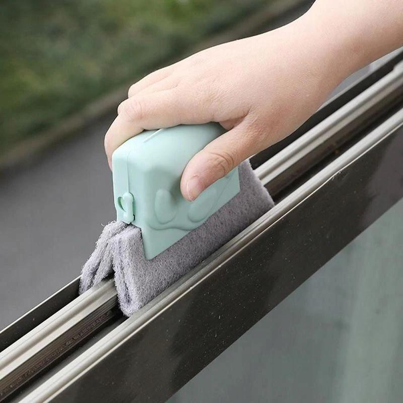 Brush for Blinds, Doors, Windows, Frames with Ergonomic Handle