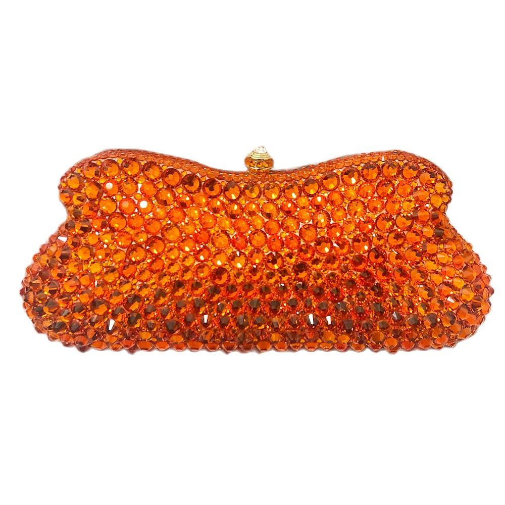 New Green Rhinestone Women Evening Bag