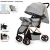 Two-way Stroller Can Sit and Lie Down, Folding Light Stroller, High Landscape 0-3 Years Old Stroller
