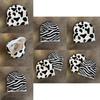 Zebra Pattern Knit Beanie For Winter And Fall Warmth With Stylish High Top Fit For Men And Women
