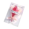 Handmade Mini Flower Bouquet Greeting Card Dried Baby's Breath/Sunflower/Soap Rose Flower Gift Card for Valentine's Day Spring Mother's Day Wedding
