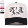 Unisex Who Loves Letter Embroidery Baseball Caps Spring Autumn Outdoor Adjustable Casual Hats Sunscreen Hat Sports Cap