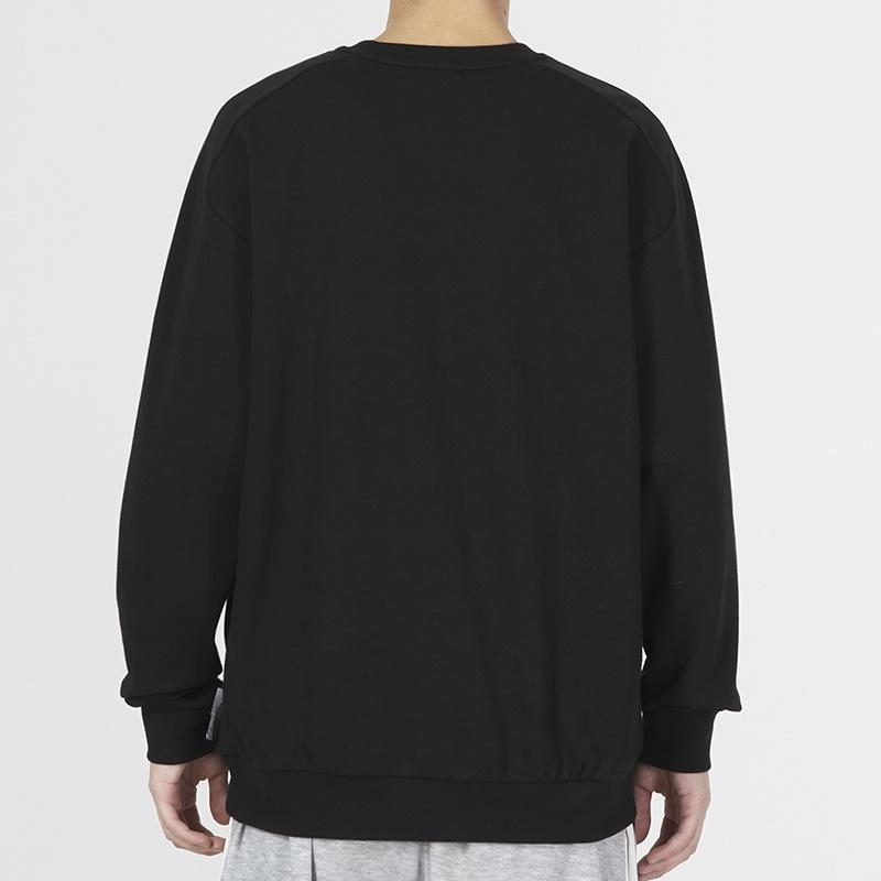 adidas Martial Arts Series Pattern Printing Sweatshirt Men's Black IA8183