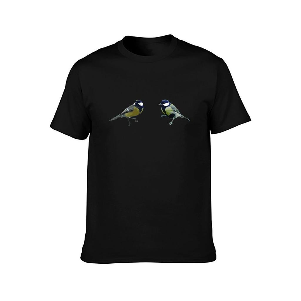 Great Tits Graphic Vector Tee TShirt Classic Print Short Sleeve Shirt