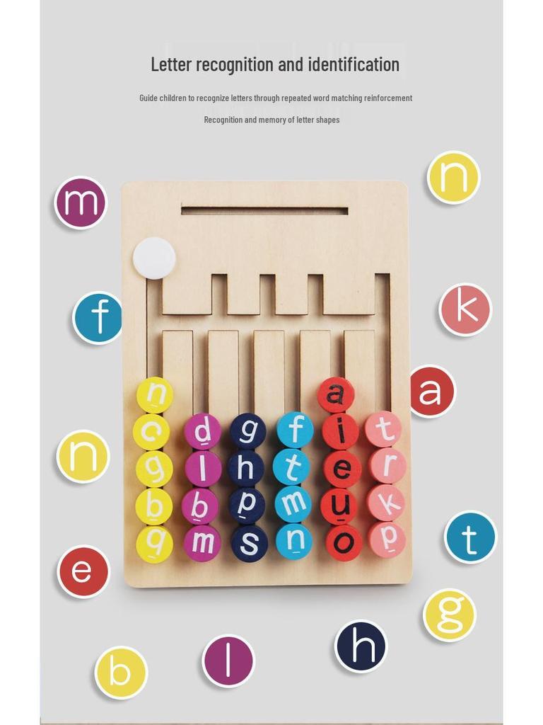 Children's Vowel & Logic Educational Toy for Early Learning & Intellectual Development
