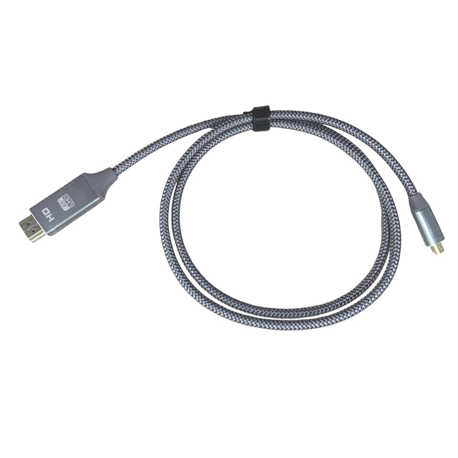 

100cm Nylon Braided Connection Wire Video Cable for Camera Monitor Laptop Portable Adapter Cord 1