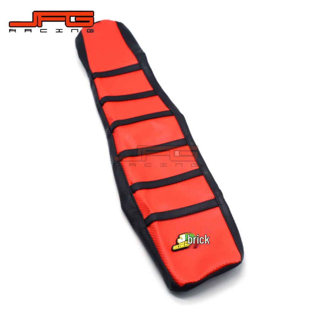 Red Waterproof Non-Slip Seat Cover for RM125/250 01-12 Off-Road Motorcycle