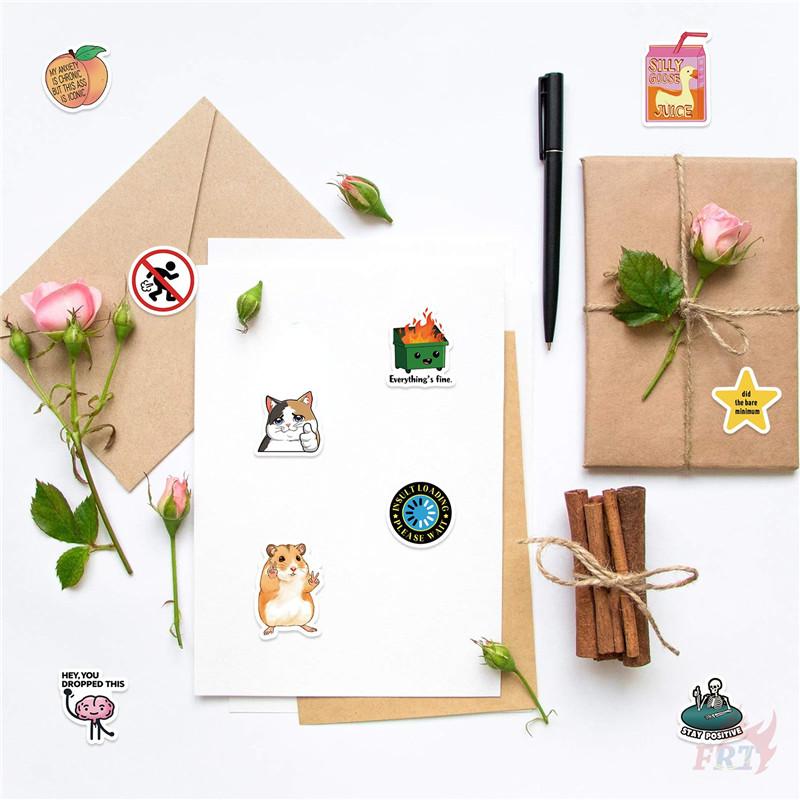 500Pcs/Roll Kuso Funny Animal Slangs Kids Rewards Stickers - DIY Scrapbooks Album Decor Sealing Label Decals