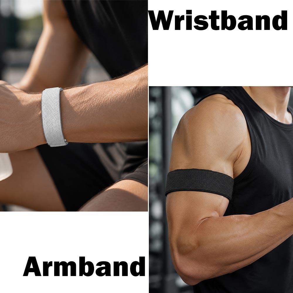 2026 New Nylon Weave Bicep Strap for Garmin CIRQA Smart Band Fitness Tracker Band Arm/Wristband Loop for Garmin CIRQA Smart Band 6