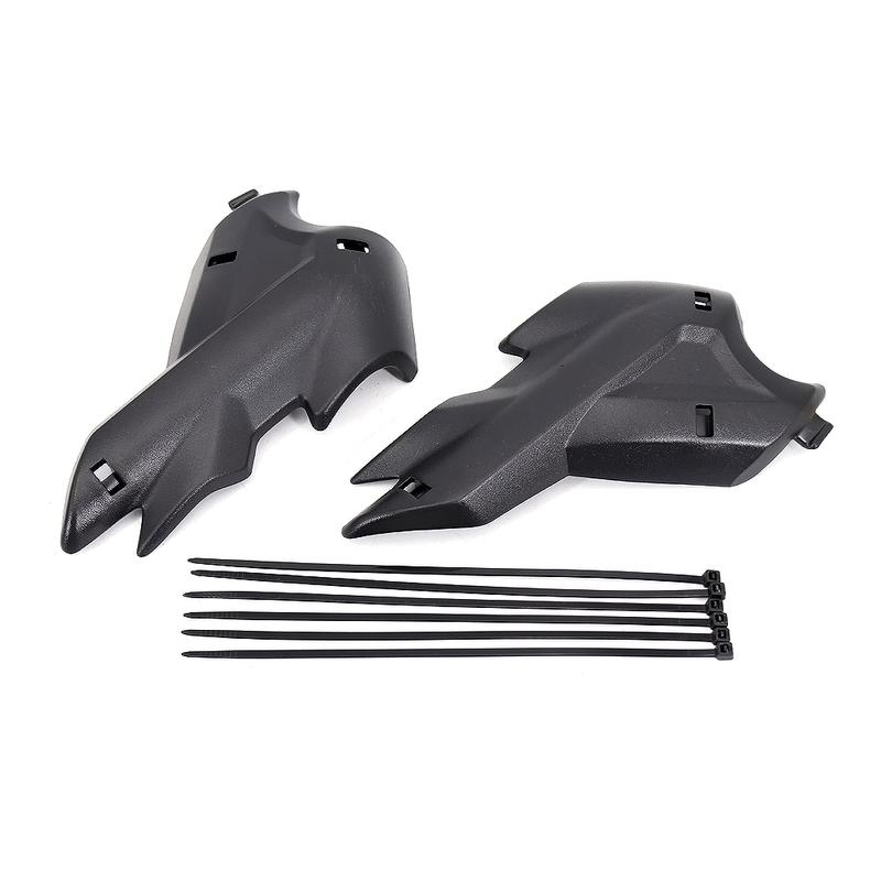 A set Black Plastic Motorcycle Frame Guard Protector Frame Cover Guard Parts For Tiger 800 XC XCX XCA XR XRX XRT
