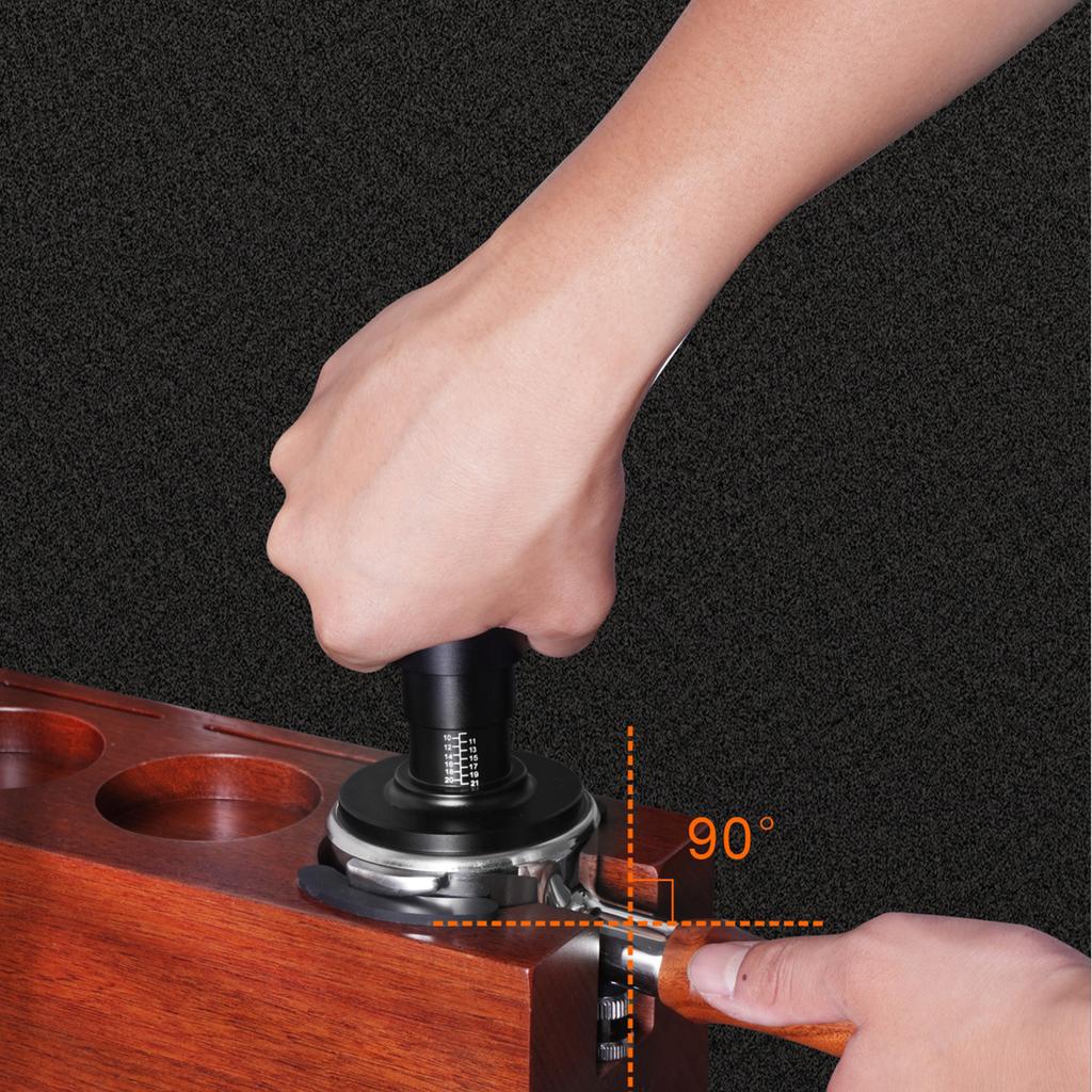 Coffee Distributor and Tamper Barista Tool Espresso Accessories 2 in 1 for Espresso Office Accessories