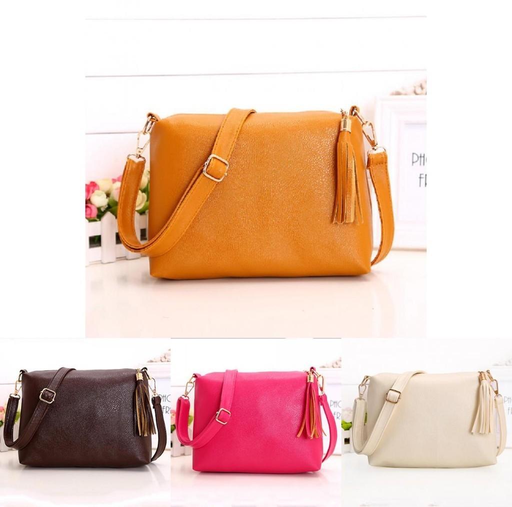 Body Women Cross Bag Colorful Fashion Shoulder Diagonal Bagtassel Handbag