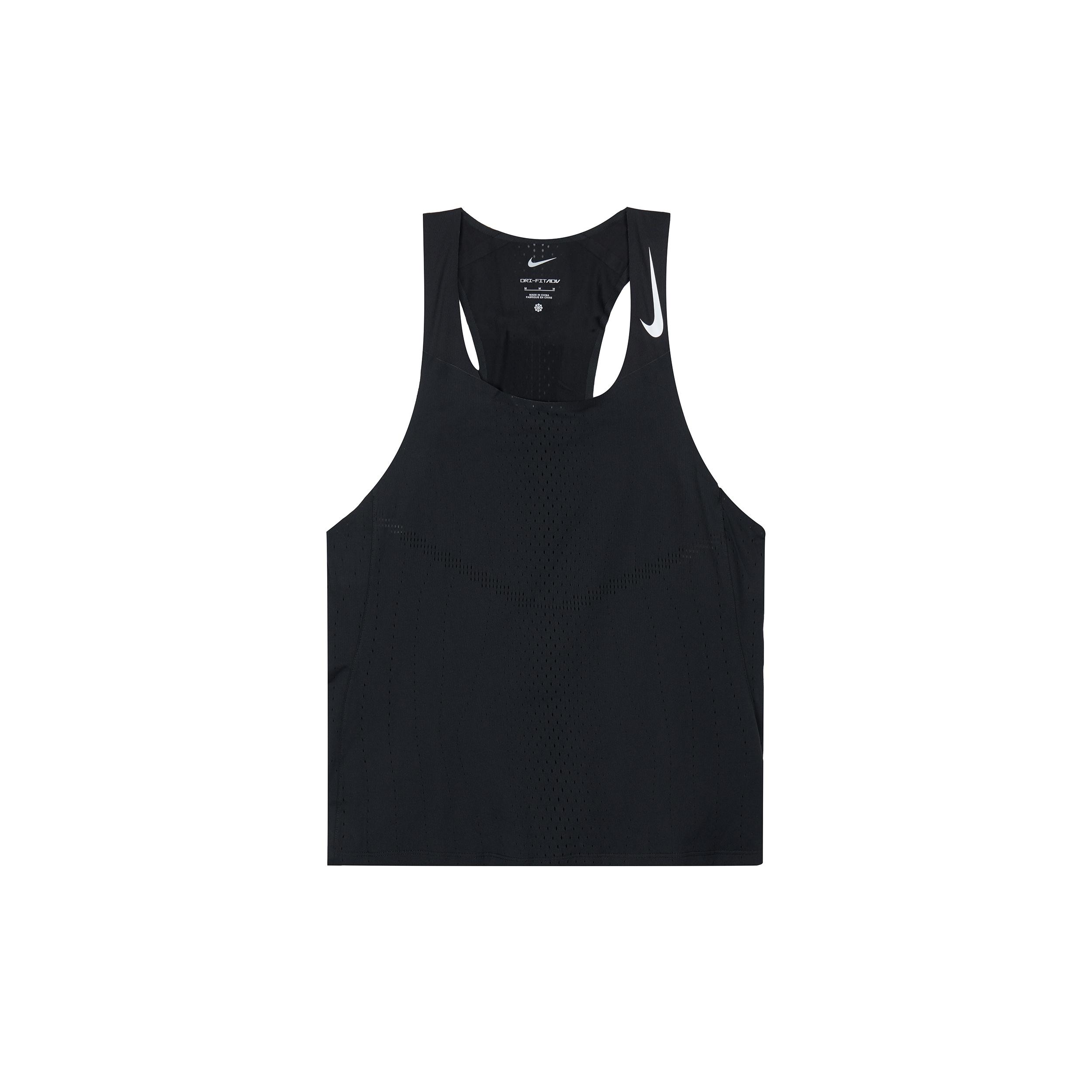 Nike Solid Color Breathable Quick Dry Running Training Sports Vest Black Men s DM4625-010 S