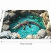 3D Flat Optical Illusion Doormat Non-slip Water-absorbing Bathroom Carpet Realistic Design Durable Bedroom Door Rug