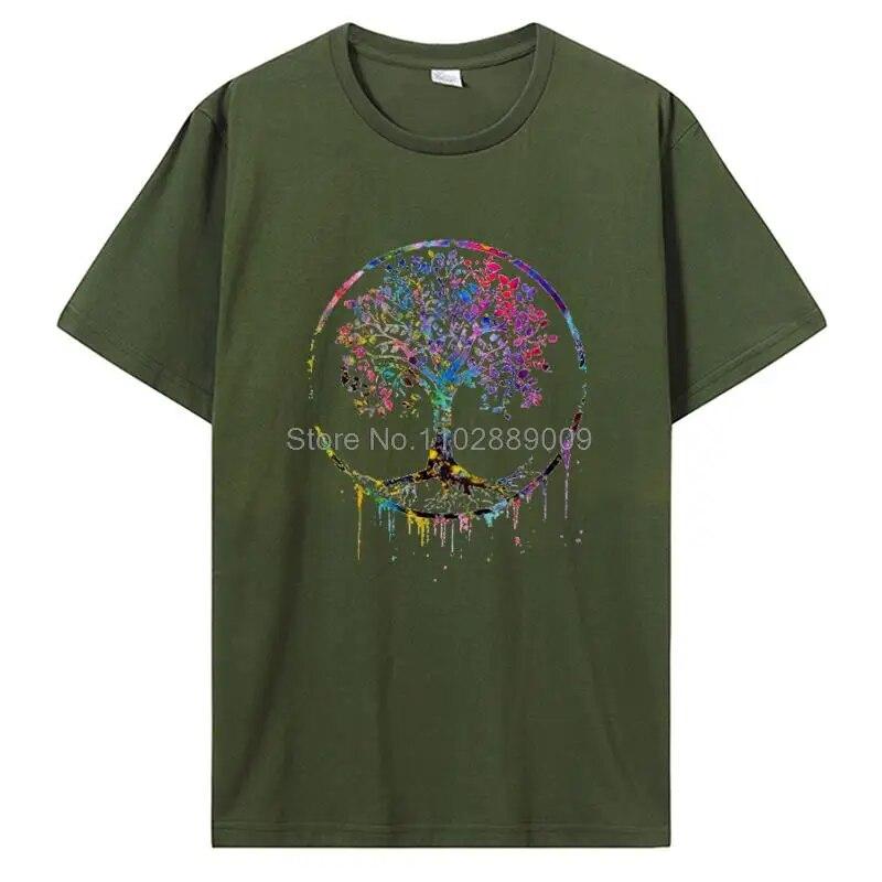 Rainbow Beautiful Mandala Tričko s grafickým potiskem Dámské Unisex Bavlněné tričko Cool Ležérní Tričko s krátkým rukávem Trička Topy Streetwear