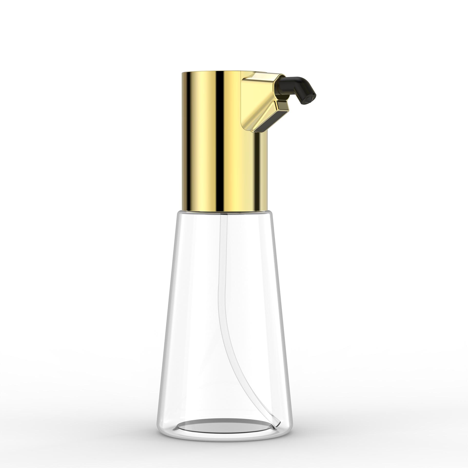 

Gold Automatic Soap Dispenser For Kitchen Bathroom 4-speed Adjustable Touchless Sensor Hand Sanitizer 450 ml