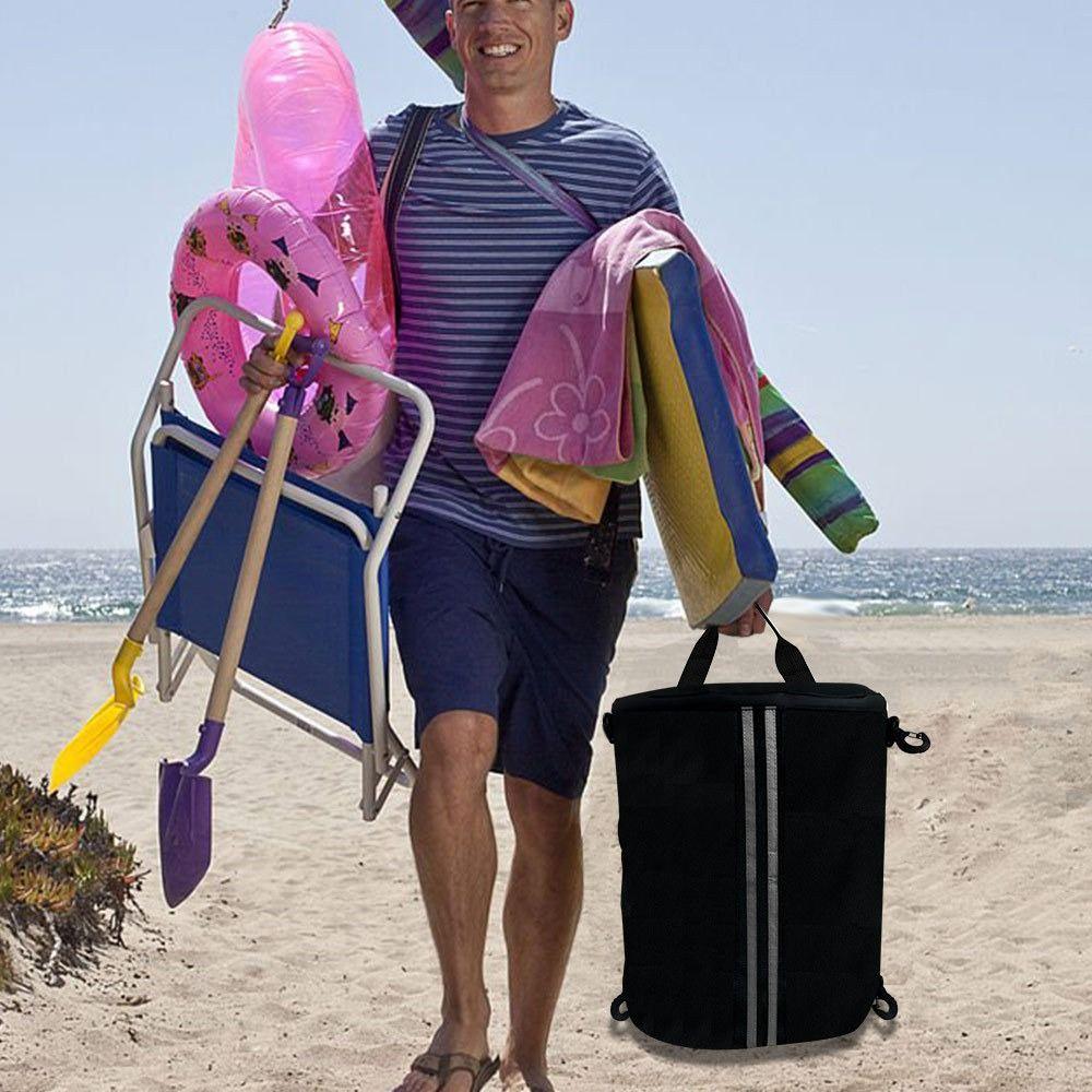 Reflective Stripe Paddleboard Bag with Fixed Buckle Surf Pack New Surf Storage Bag  Summer Rafting