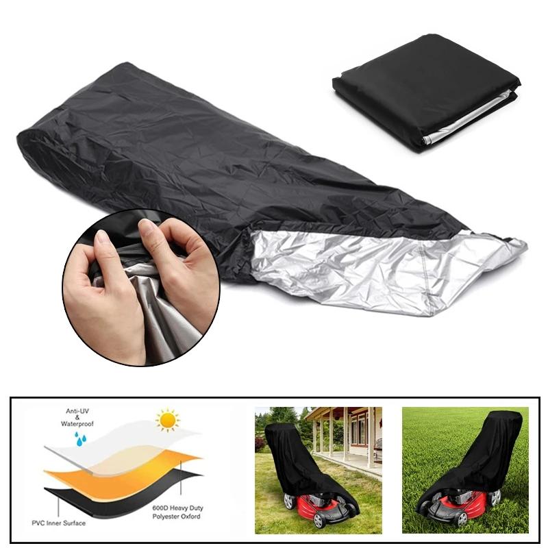 Lawn Mower Waterproof Cover Hand-pushed Grass Cutter Tractor Protective Supplies Garden Tool Lawn Scraper Dustproof Oxford Cover