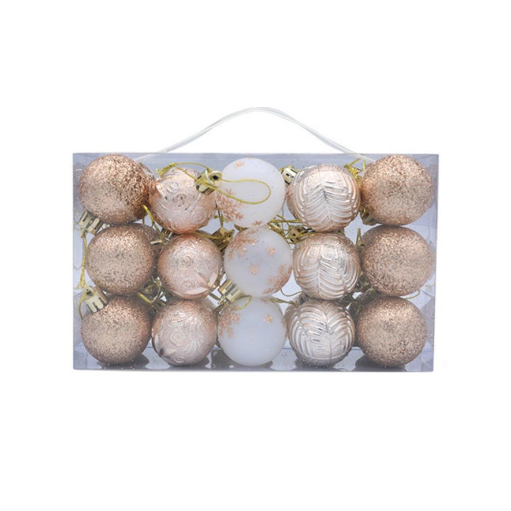 

Набор из 30 рождественских шаров 4 см Небьющееся подвесное украшение Свадьба шампанского