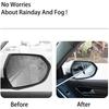 Car Rearview Mirror Wiper Telescopic Handle Car Rear View Mirrow Wiper Stainless Car Glass Cleaning Tool Brush Auto Accessories